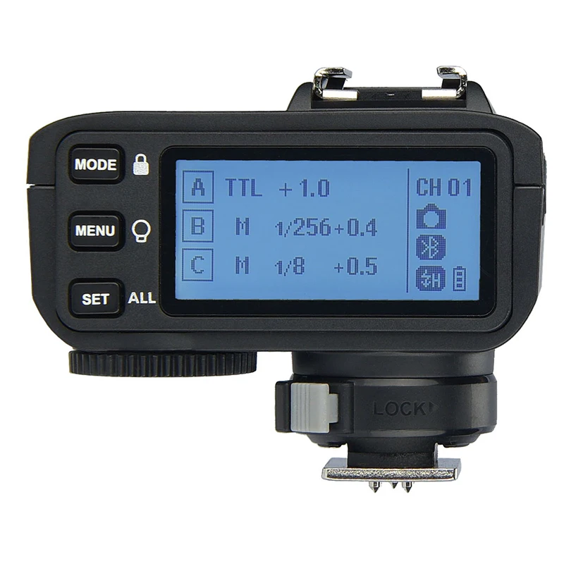 Imagem -06 - Godox X2t sem Fio Bluetooth Flash Gatilho c n s f o p Adequado para Canon Nikon Sony Fujifilm Olympus Ttl