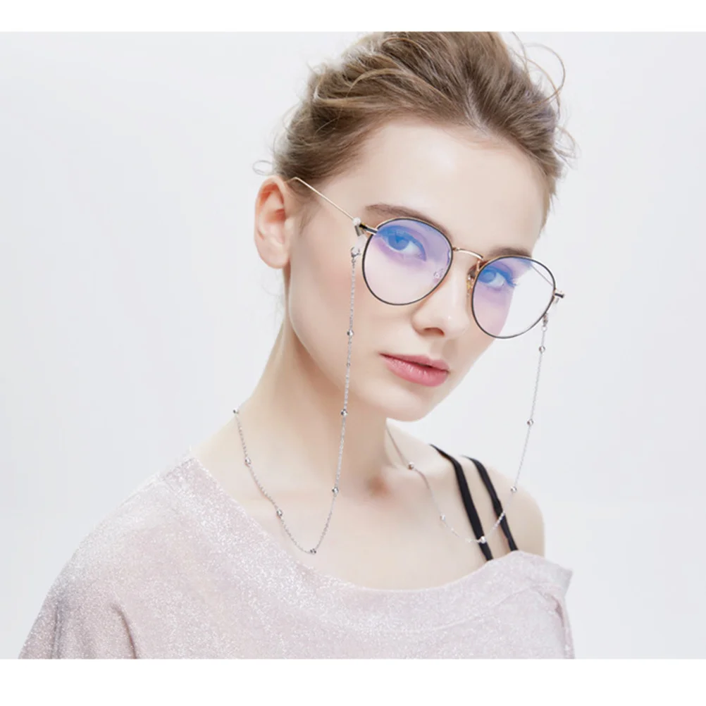 Chaîne de retenue de lunettes en alliage, 2 pièces, porte-lunettes à la mode, solide et sécurisé, adapté aux lunettes et aux lunettes de soleil, Design unisexe