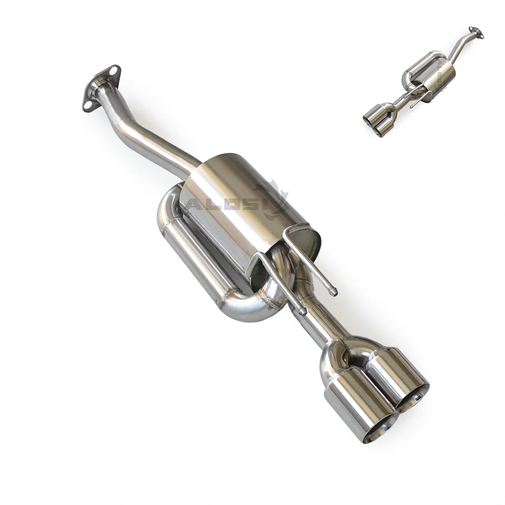 Rear S-Return Catback Exhaust Muffler For 1.8 2005-2011 SS304 Sport Sound Exhaust Modification