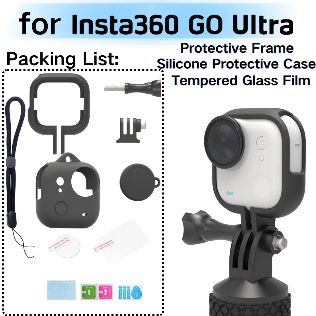 

Protection Frame For Insta360 GO UItra Anti Fall Hard Shell Case Protective Bracket AntiDrop ABS Camera Mount Camera Accessories
