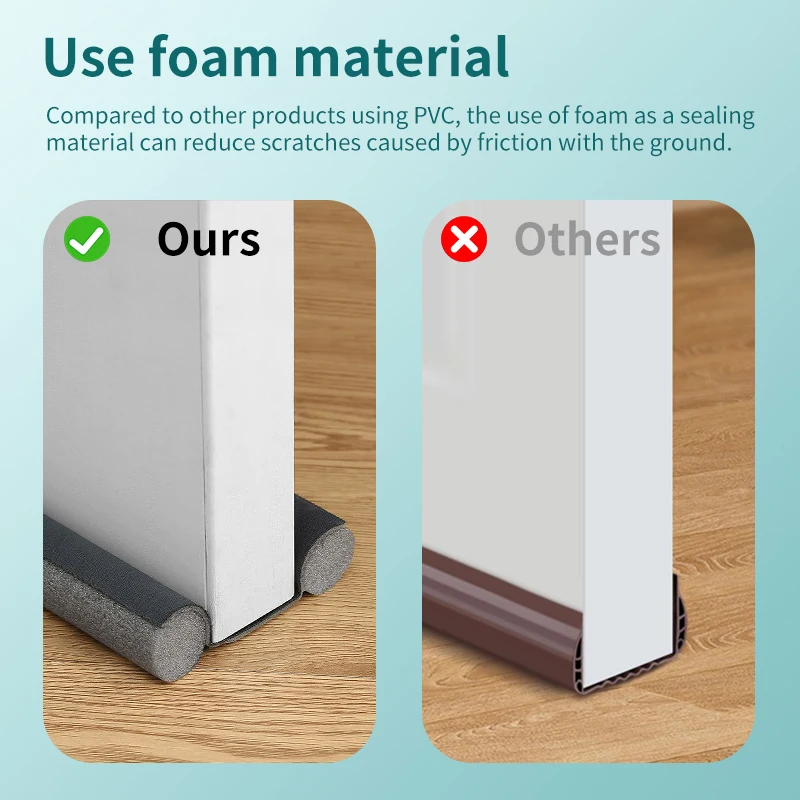 Customization Modern Design Door and Window Weather Strip Seal Wind Proof Door Stopper and Bottom Sealing Strip for Home
