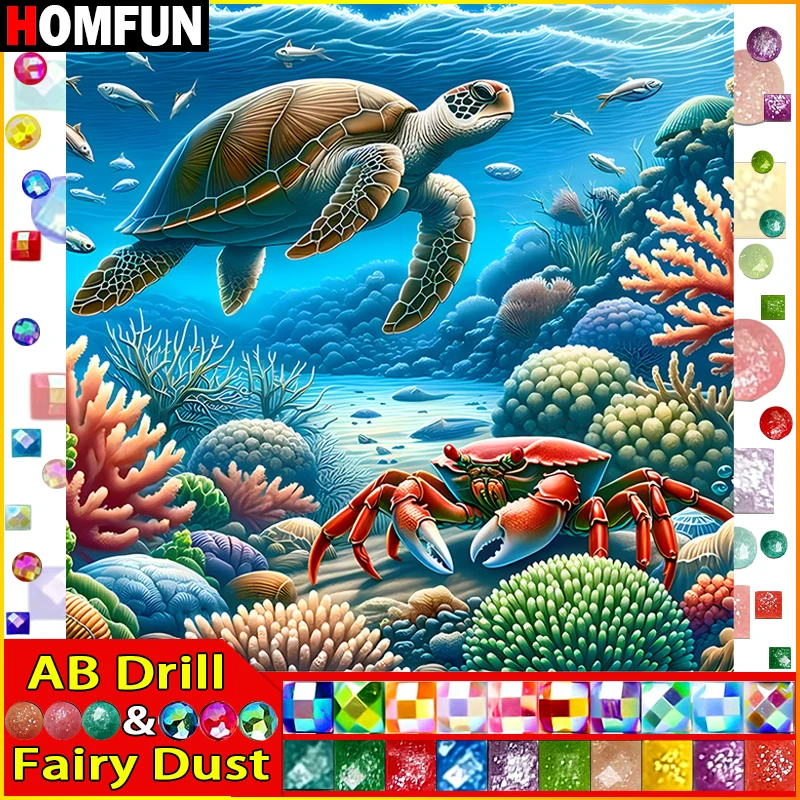 HOMFUN Fairy Dust AB Full diamond Painting 