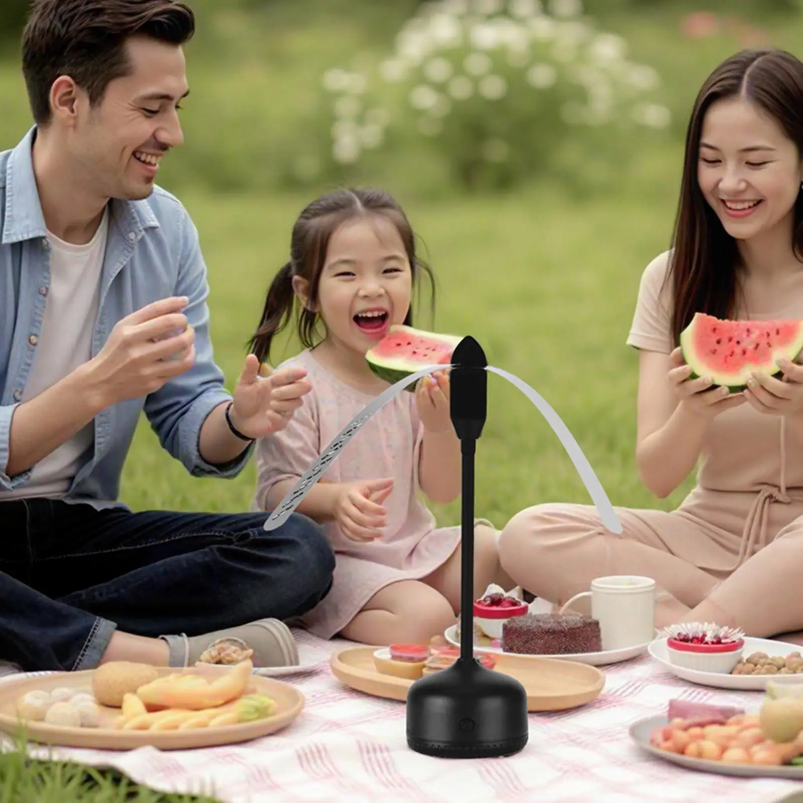 

Вентиляторы отпугивающие мух для столов, работающие от батареек, для пикников, стола, дома, барбекю, кемпинга, ресторанов, кафе, патио, заднего двора