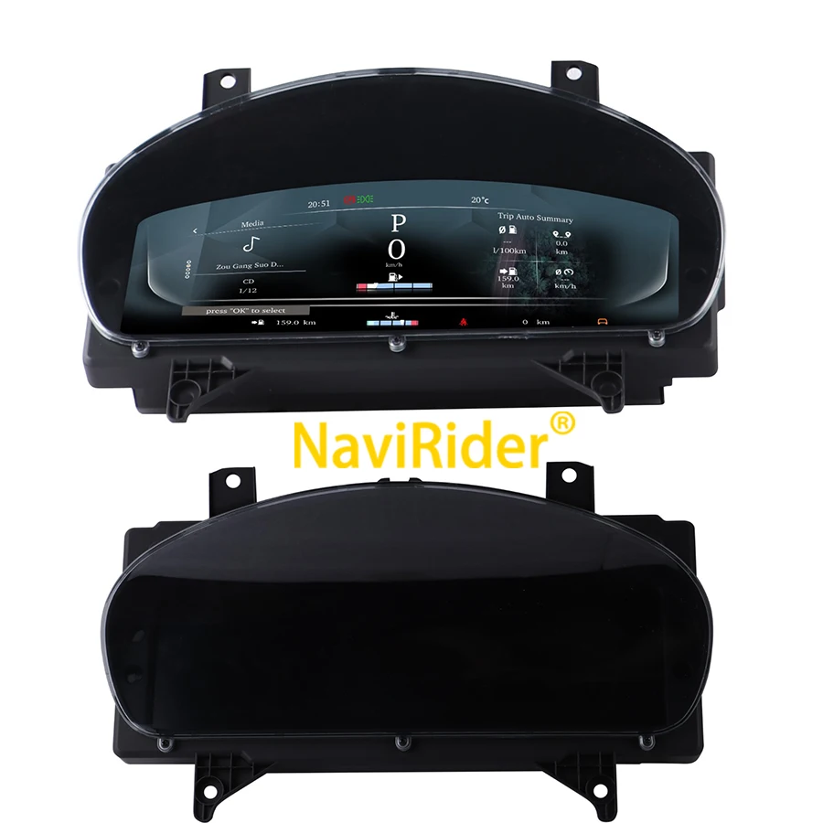 12.3 Inch Car Lcd Cluster For Jaguar XJL Model 2010-2015 Years Support Carplay HDMI Radio Instrument Panel Digital Meter Screen