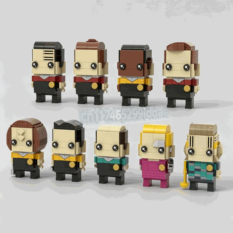 1146PCS Space Explorer Crew Building Blocks Cute Collectible Figure Set DIY Assembly Toy Galaxy Display Home Decor Festival Gift