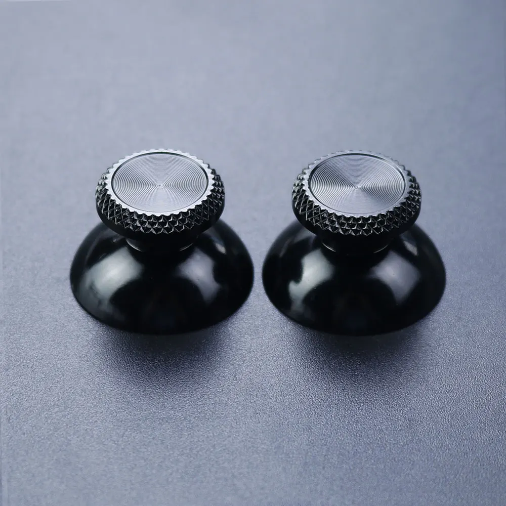 JCD 1 Paar Aluminium-Metall-Analog-Joysticks, Daumenstick-Kappen für PS5-Controller, Gamepad-Rocker-Kappen, Thumbstick-Zubehör