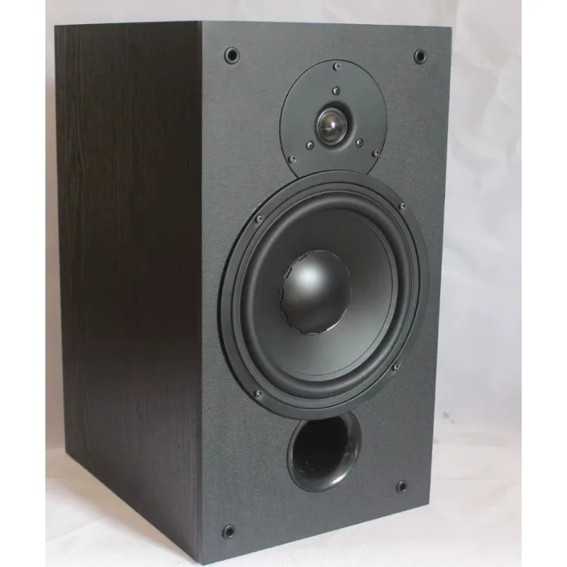 8 Inch 2‑Way Passive Bookshelf Speakers Real Wood Enclosure Household Monitor HiFi High Fidelity Home Audio Loudspeaker