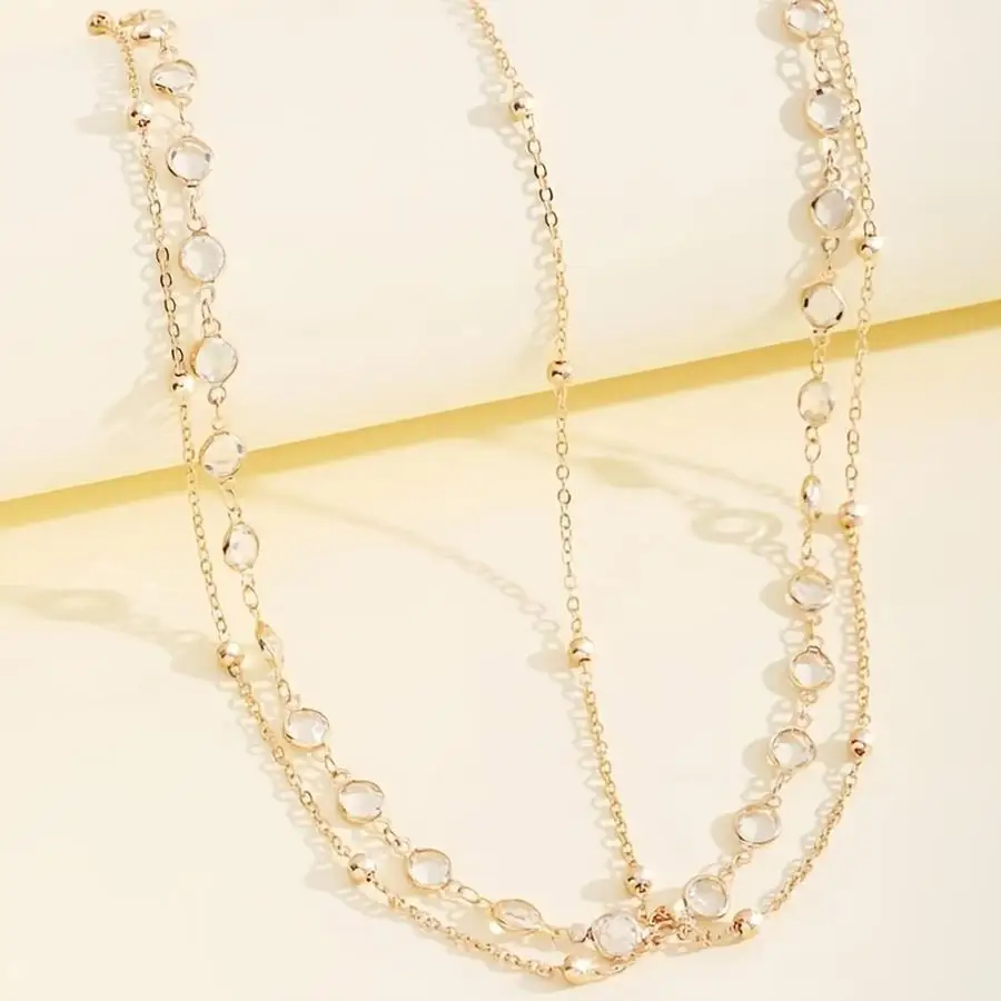 1/5/10/20/50/100pcs European And American Headdress Fashion Hair Additions Metal Rhinestone Chain Tassel Head Chain Headband Bri