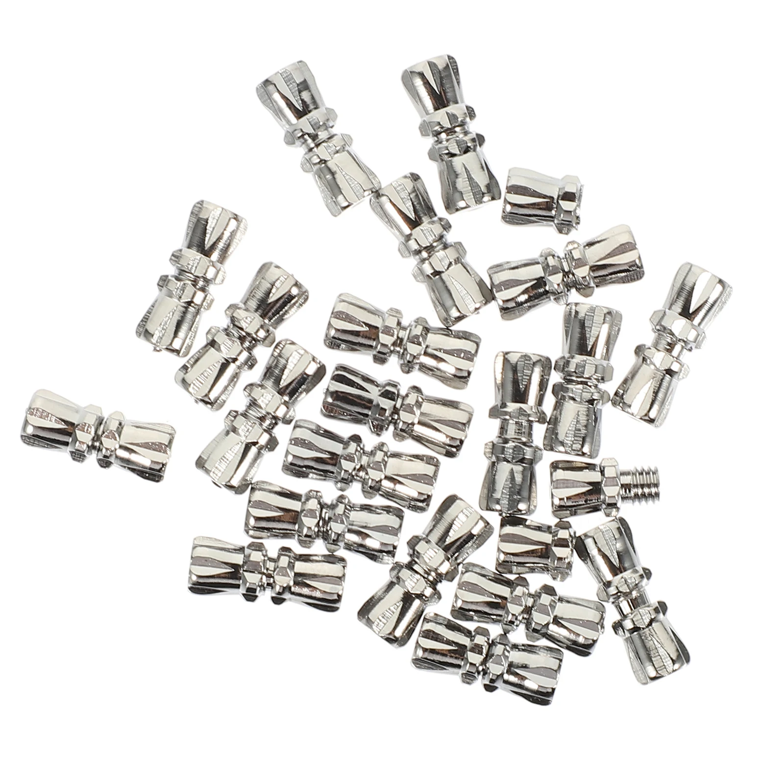 

30 Pcs Turnbuckle Accessories Jewelry End Tips Connectors Bracelet Buckles Clasps for Necklace Copper