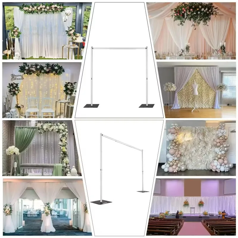 Wholesale Adjustable Wedding Tube and Overhanging Column Background Frame Background Decoration