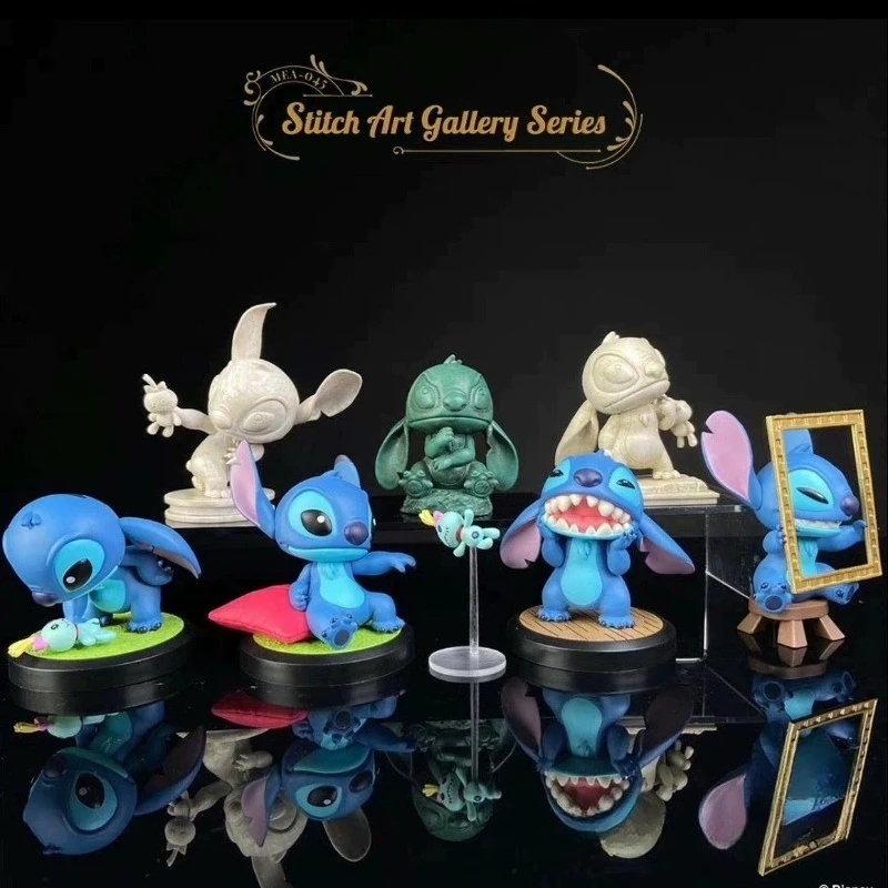 

Starcraft Baby Stitch Art Museum Summer Style Series Blind Box Handmade Anime Figures Children'S Collection Toy Gift 6pcs
