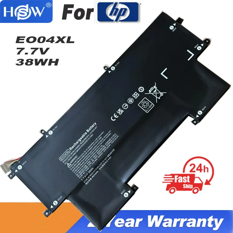 

7.7V 38Wh notebook battery EO04XL For HP EliteBook Folio G1 Series HSTNN-I73C original laptop battery for sale