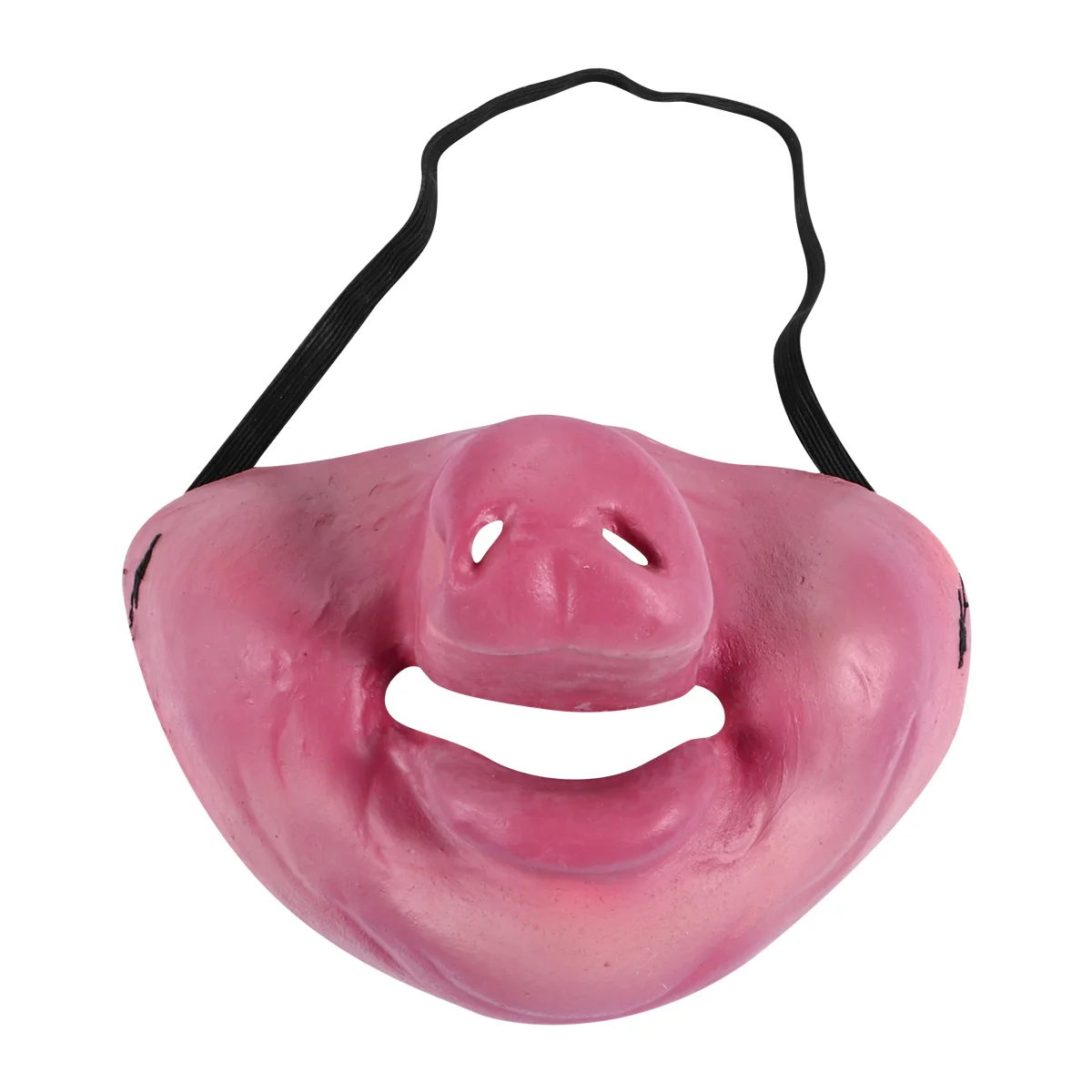 Halloween Funny Half Face Mask Prank Costume Pig Masquerade Make up Scary Cosplay