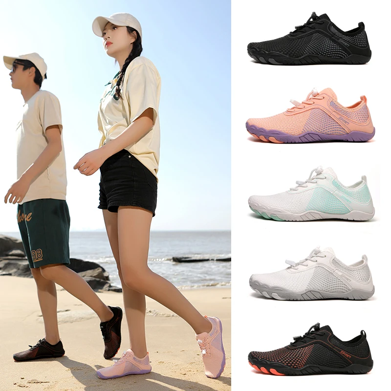 Unisex Quick Dry Barefoot Water Shoes Men Women Non Slip Swimming Beach Yoga Surfing Upstream Aqua Sports Sneakers
