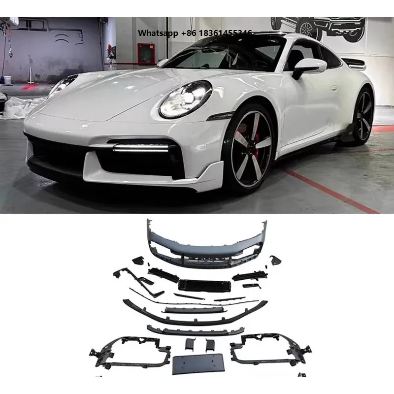 

Car body kit front rear bumper 992 20-23 modified turboS 992 spoiler