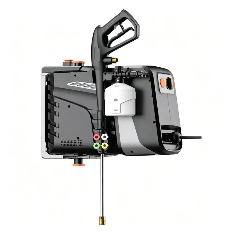 Space Saving Wall Mount Pressure Washer for Home Use Professional Car Wash Machine Silent Induction Motor 220V 50Hz