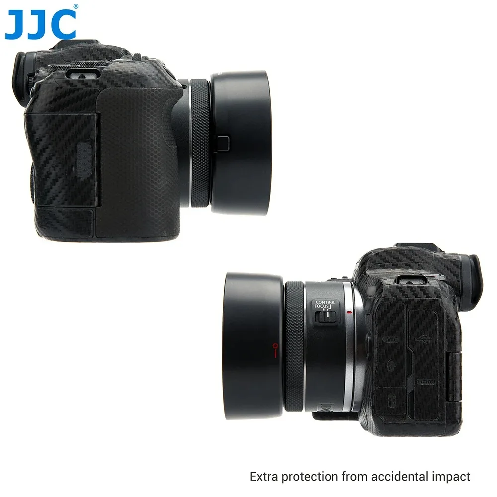 JJC عدسة هود لكانون RF عدسة لكانون EOS R RP R3 R5 R6 R7 R10 ملحقات الكاميرا EW-65C ES-65B ET-74B