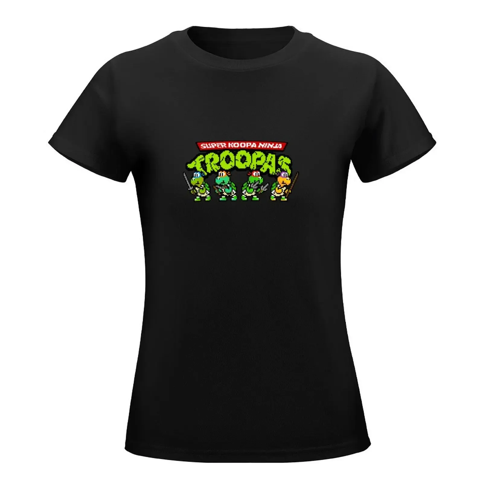 Koopa Ninja Troopas T-Shirt animal print shirt for girls female t-shirt dress for Women plus size sexy