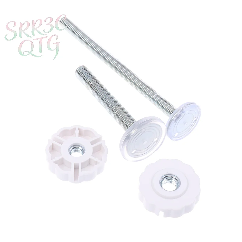 New 1/4pcs White M8 M10 Baby Gate Spare Kit - Pressure Fit Spindles & Screw Bolts For Safety Gates