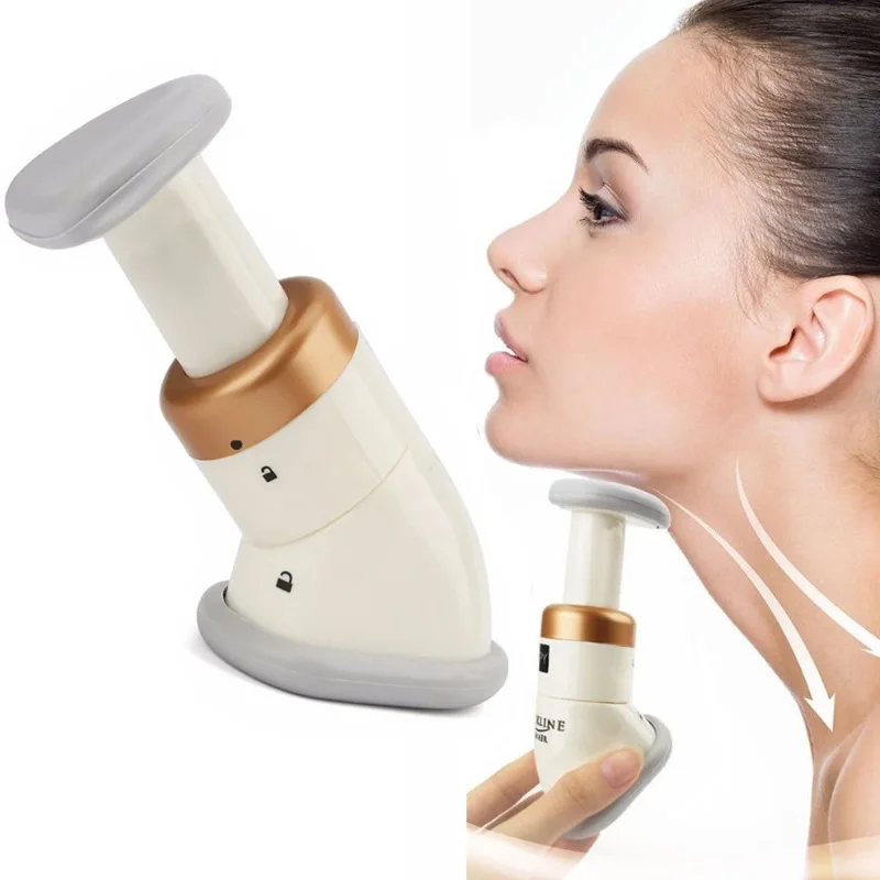 Masajeador de barbilla para cuello, herramienta de estiramiento facial, adelgazante, ejercitador de escote, eliminación de arrugas, mandíbula, cuerpo