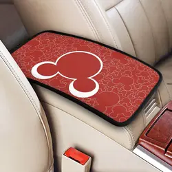 Mickey Mouse Car Armrest Cover Universal Waterproof Auto Arm Rest Covering