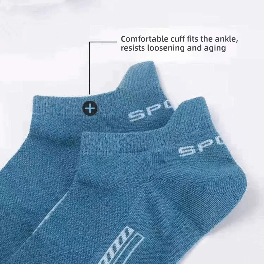 

High Quality Thin Men's Socks Comfortable Moisture-Wicking Ankle Socks Breathable Sports Socks Sports