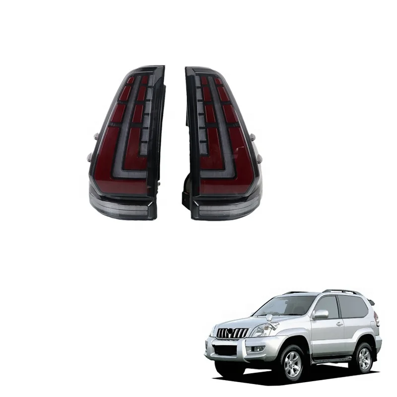 Tail Lamp For Toyota Cruiser Prado LC120 Or FJ120 Taillight 2003-2009 Smoke Turn Signal Light Brake Light