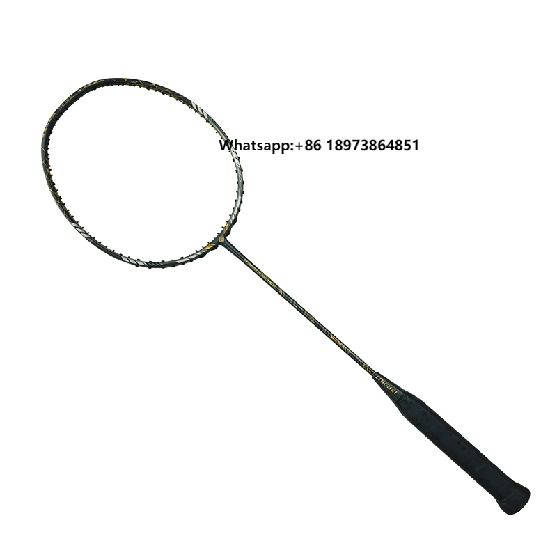 

Lingmei Carbon Fiber Professional Ultra-light High Quality 4u 5u High Quality Original Badminton Racket