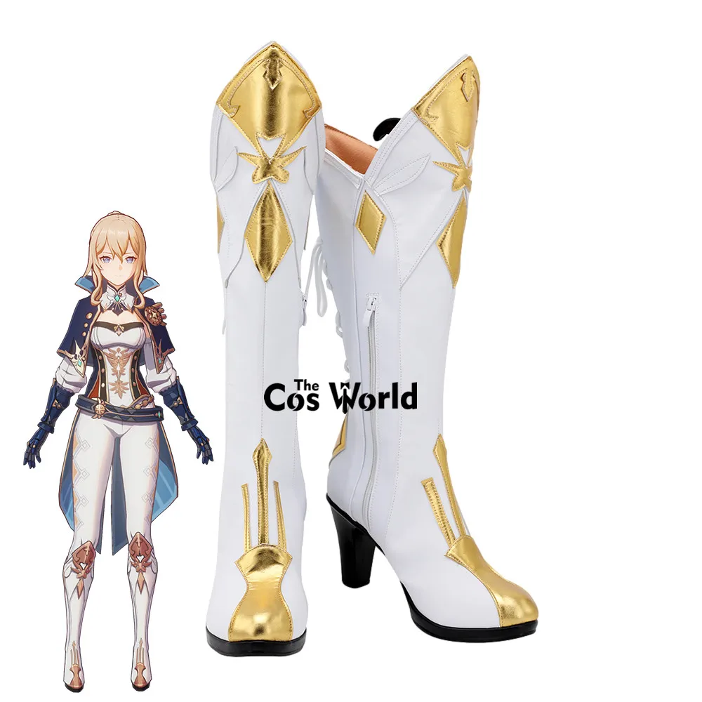 

Jean Gunnhildr Games Customize Cosplay High Heels Shoes Boots