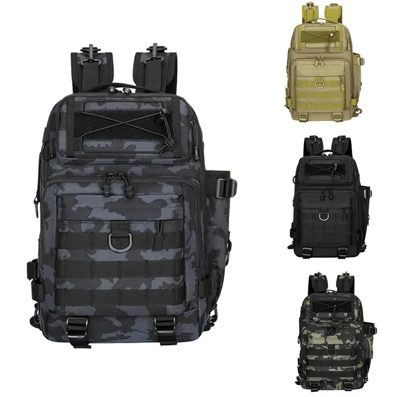 

Outdoor Fishing Backpack Camouflage Chest Bag Men Women Hiking Camping Travel Sports Rusksack Fishing Gear Bag