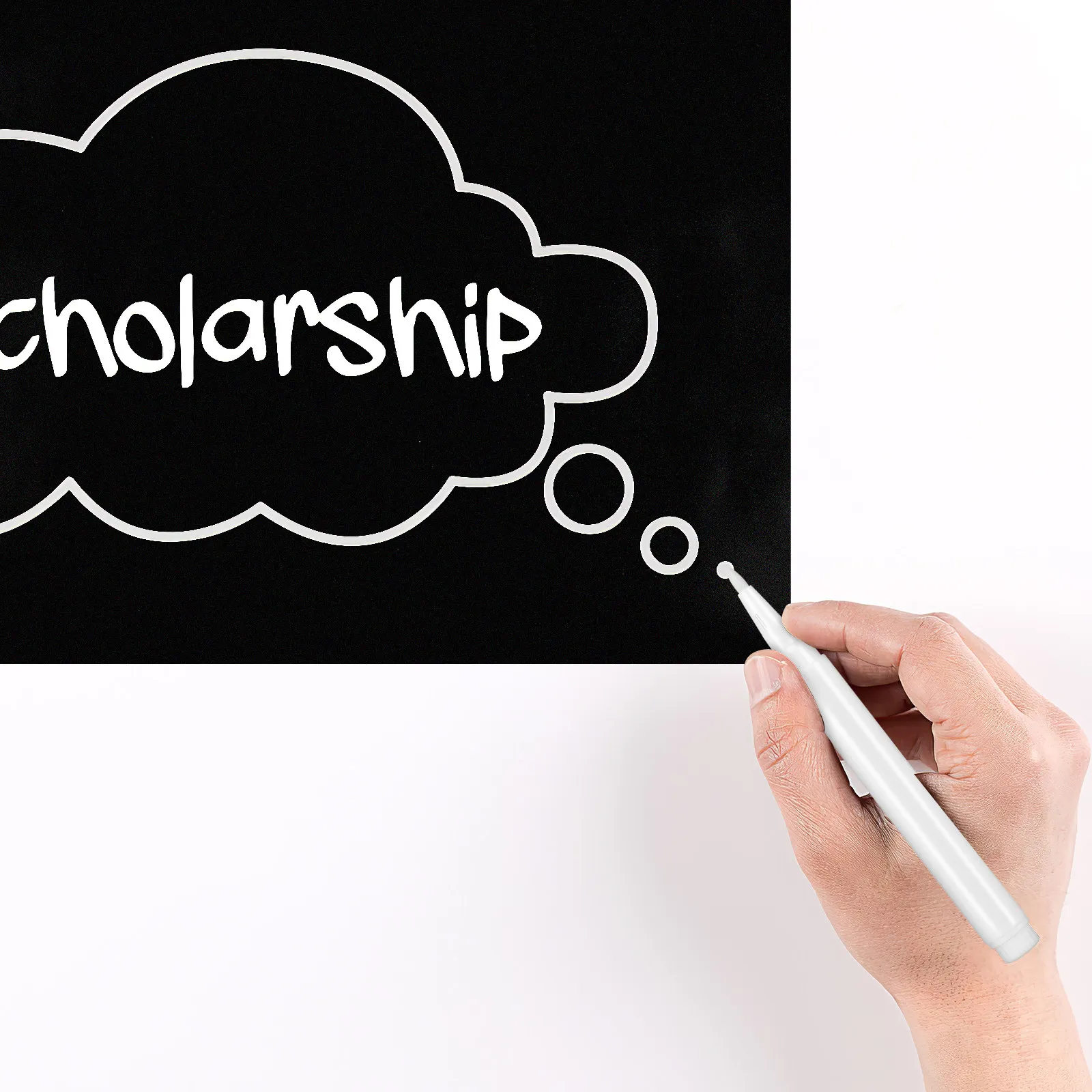 

4Pcs White Liquid Chalk Marker Pens Smooth Writing Erasable Chalkboard Markers for Windows Glass Mirrors Crafts School