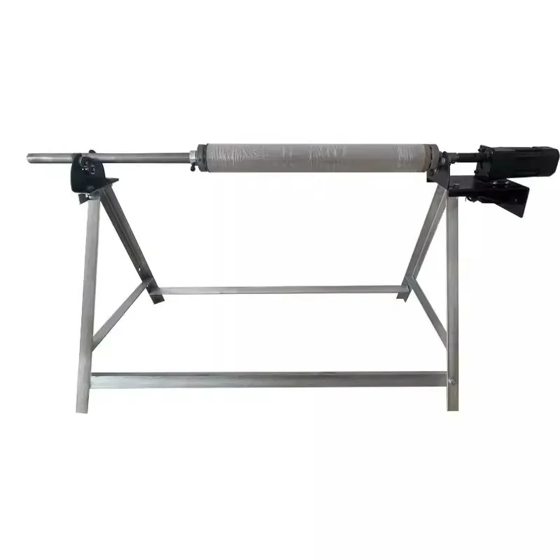 Paper cloth collection and unwinding leather rope winding machine cutting bed loose cloth rack dual-purpose y