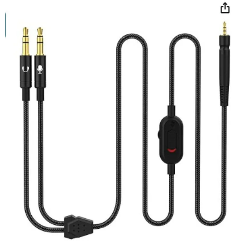 Geeignet für Sennheiser Game Zero/Game ONE/GSP500/GSP600/GSP350/PC37X/PC373 GSP Computerversion Kopfhörerkabel