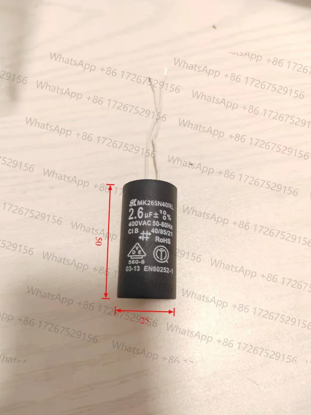 Gas Boiler Part Water Circulation Pump Capacitor MK265N40RL 2.6uF For Wilo & Grundfos