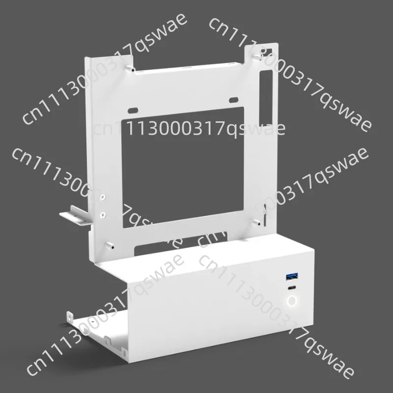 Combined Open Frame Mini PC Case For DIY Gaming PC SFX 10G Edition Chassis, The Main Board Needs To Support The Front C Port
