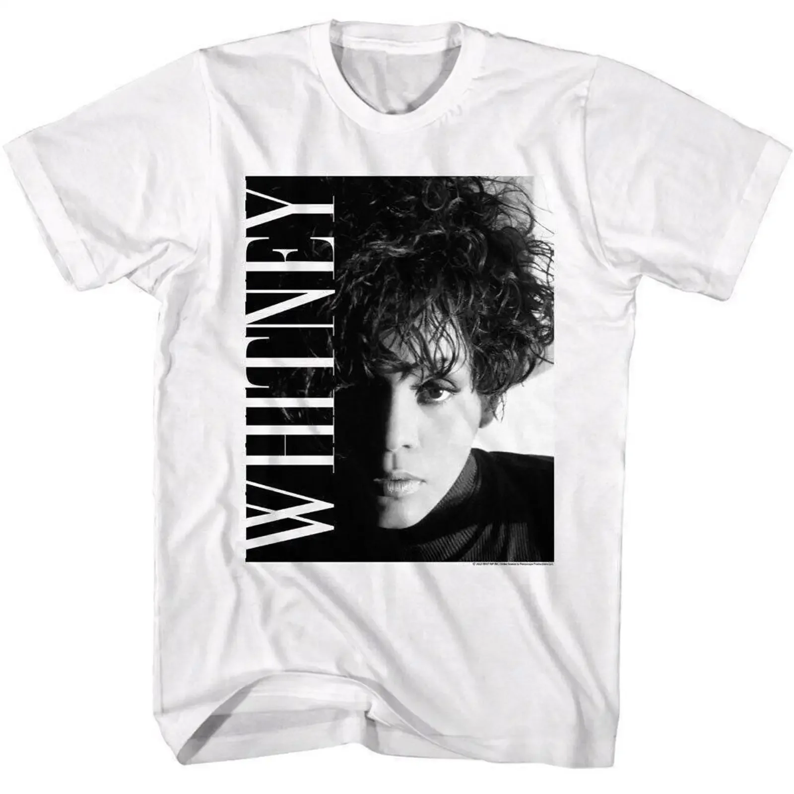 Whitney Houston T Shirt Vintage Style Pop Music Legend vintage Washed Versatile streetwear Slightly graphic Unisex