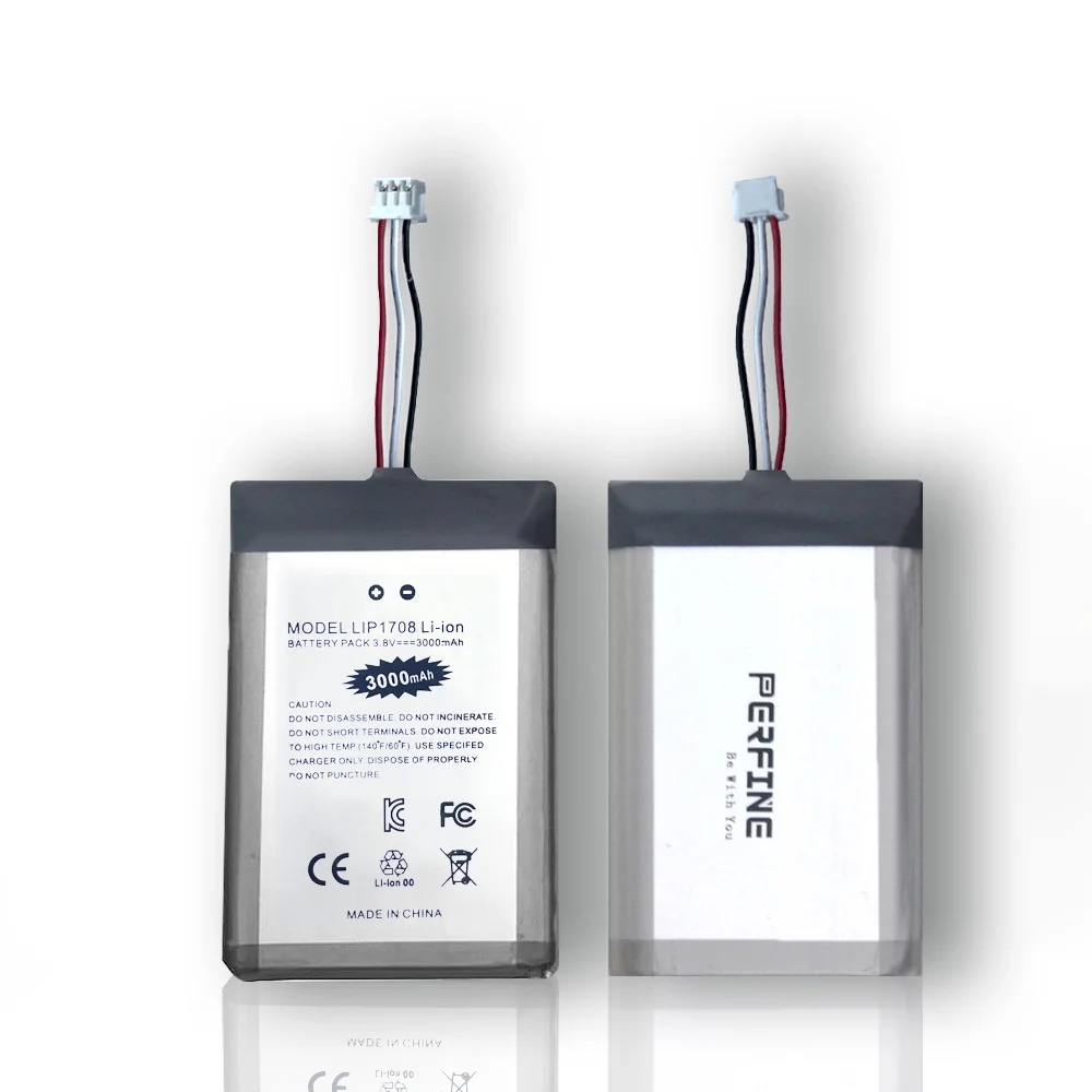 Аккумулятор для консоли Perfine PS5 LIP1708 для игрового контроллера Sony Playstation5, аккумулятор BDM010, BDM020, 3000 мАч, высокая емкость Аккумулятор для консоли Perfine PS5 LIP1708 для игрового контроллера Sony Playstation5, аккумулятор BDM010, BDM020, 3000 мАч, высокая емкость