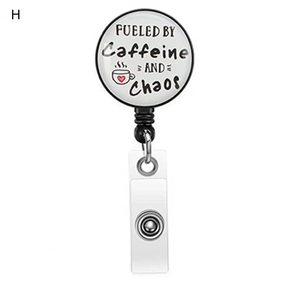 รอกป้ายหดเก็บได้ไม้หนีบสแตนเลสพร้อมคลิปหลังสำหรับพยาบาลที่เก็บนามบัตรสำนักงานโรงเรียนโรงพยาบาล3ปี