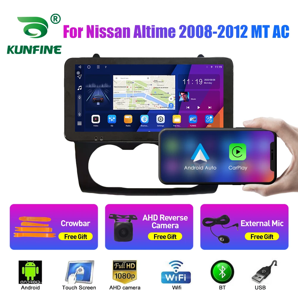 

10.33 Inch Car Radio For Nissan Altime 2008-2012 MT AC 2 Din Android Car Stereo DVD GPS Navigation Player QLED Screen Carplay