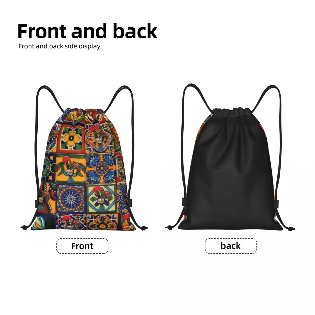 Saco de Cordão Personalizado Portugal para Treinamento, Mochilas de Yoga para Mulheres e Homens, Arte Portuguesa Sports Gym Sackpack