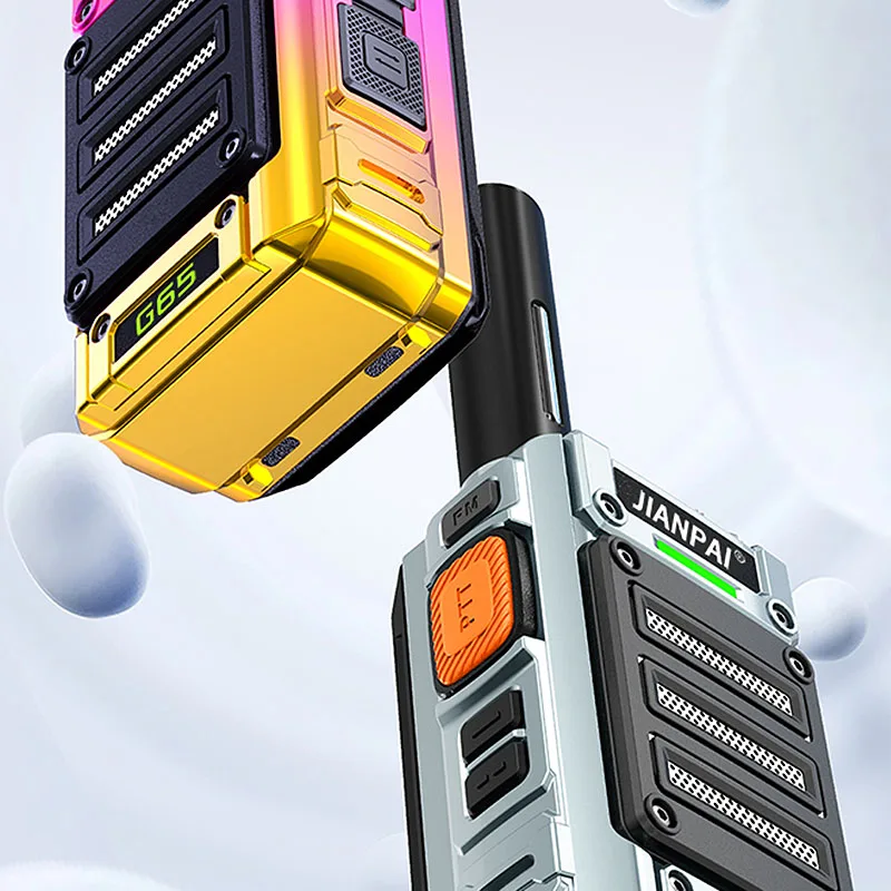 High-Power Walkie Talkie One-key Frequency Matching 7-day Stanby Type-C Charging Mini Handheld Portable Two-way