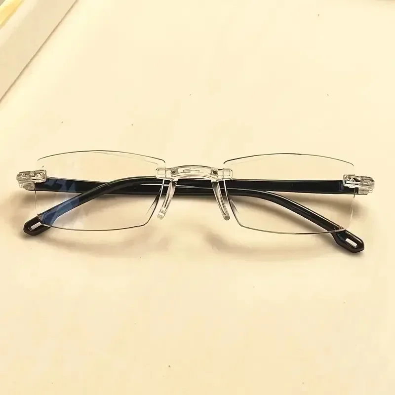 14-Pack Frameless Beveled Anti-Blue Light Lightweight Fashion Reading Glasses HD Unisex Reading Glasses