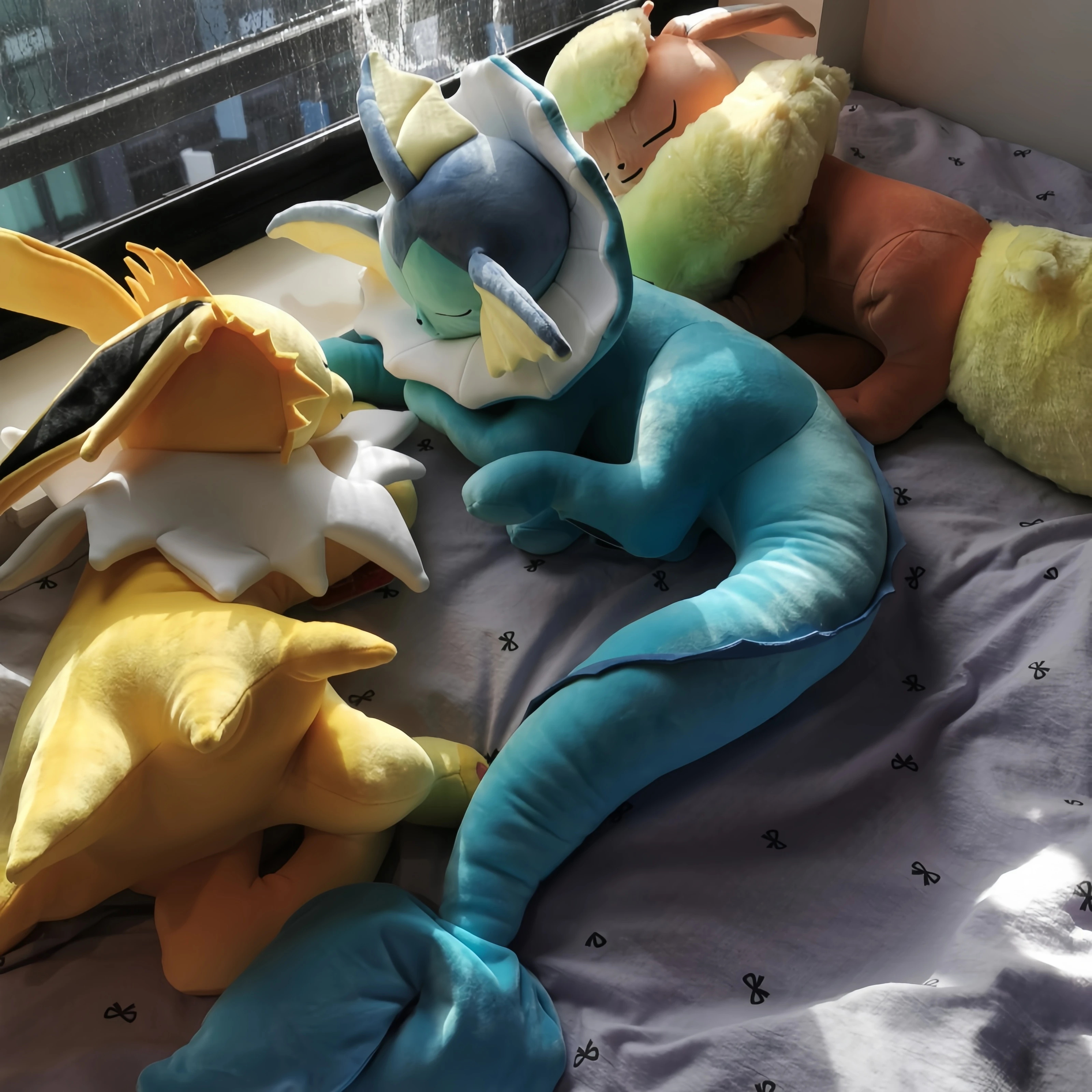 product-real-shot-pokemon-eevee-evoli-sleep-flareon-vaporeon-plush-toy-espeon-umbreon-glaceon-leafeon-sylveon-stuffed-doll