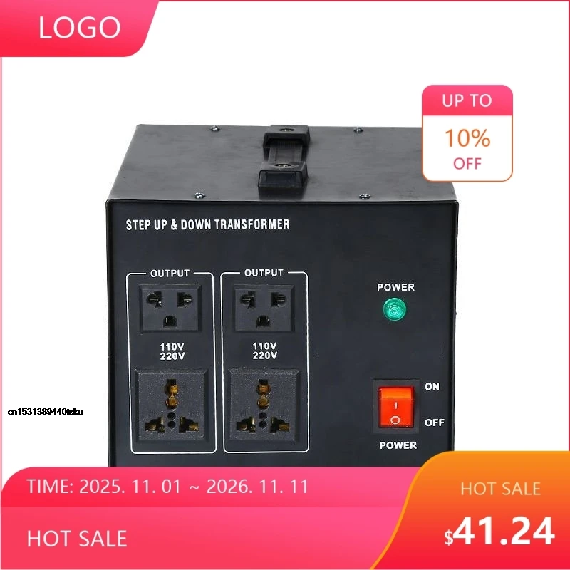 

1836 2000 Вт Поставляет взаимное преобразование Повышающий трансформатор от 110 до 220 и 220 В до 110 В Напряжение Mutual0