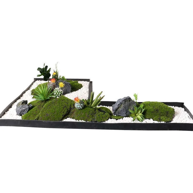 Succulent plant fake cactus green plant micro landscape indoor home counter window fake flower decoration landscaping