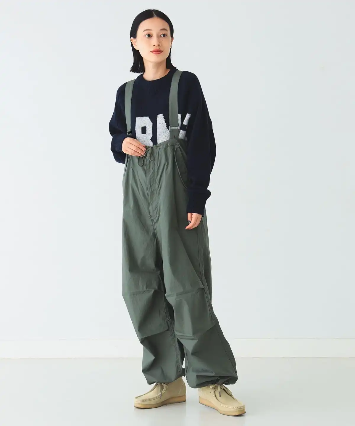 

Весна 2026: Модные женские повседневные брюки-комбинезон с высокой талией, широкими штанинами и рукавами-фонариками, из хлопка, универсальные, в стиле BOY-FASHION