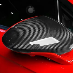 Car Rearview Mirror Cover Carbon Fiber Side Mirror Cover For Porsche Panamera 971 2017-2022 Car Accessories