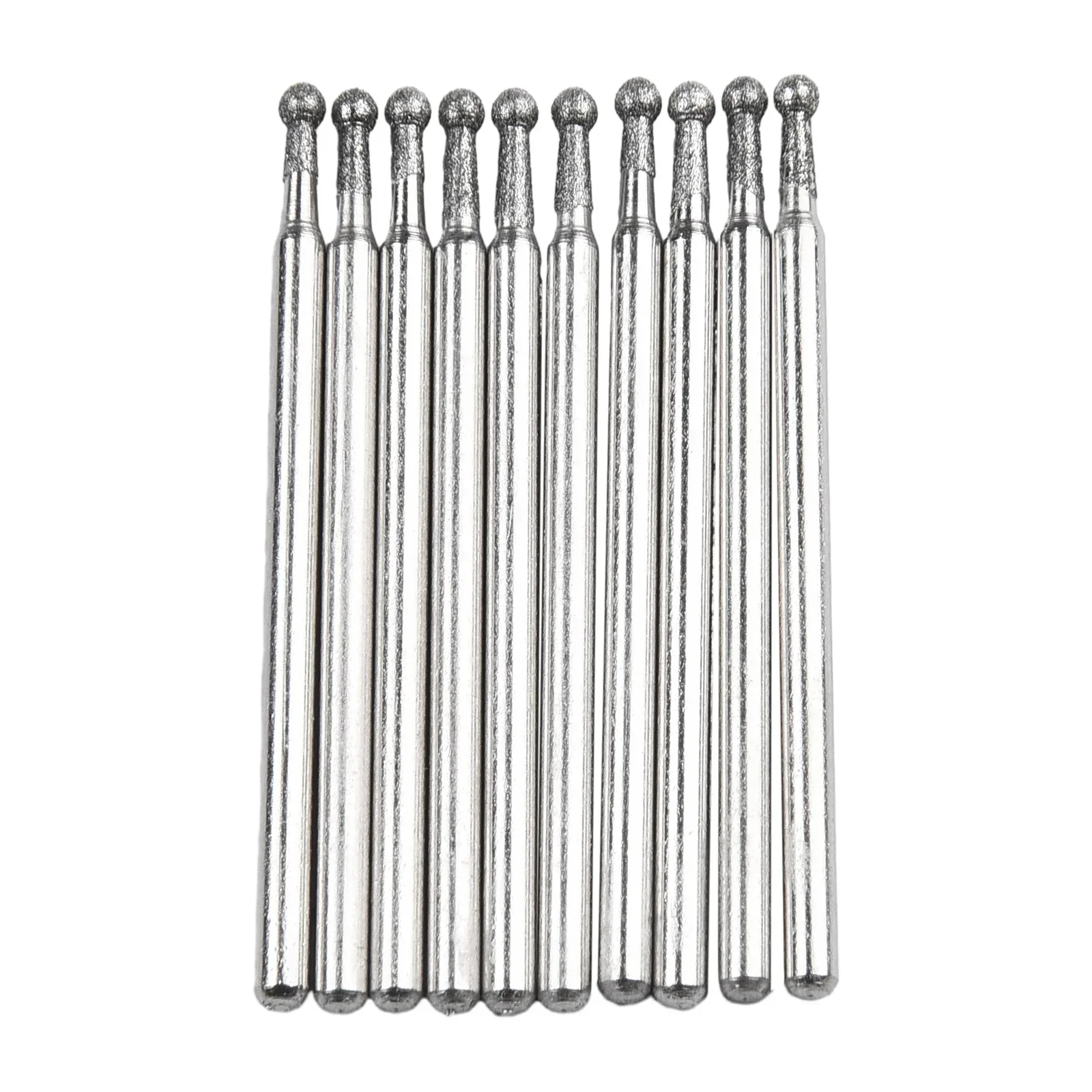 

Effective Engraving and Grinding Drills 10Pcs Diamond Coated Spherical Points, Perfect for Gems, Alloys, and More
