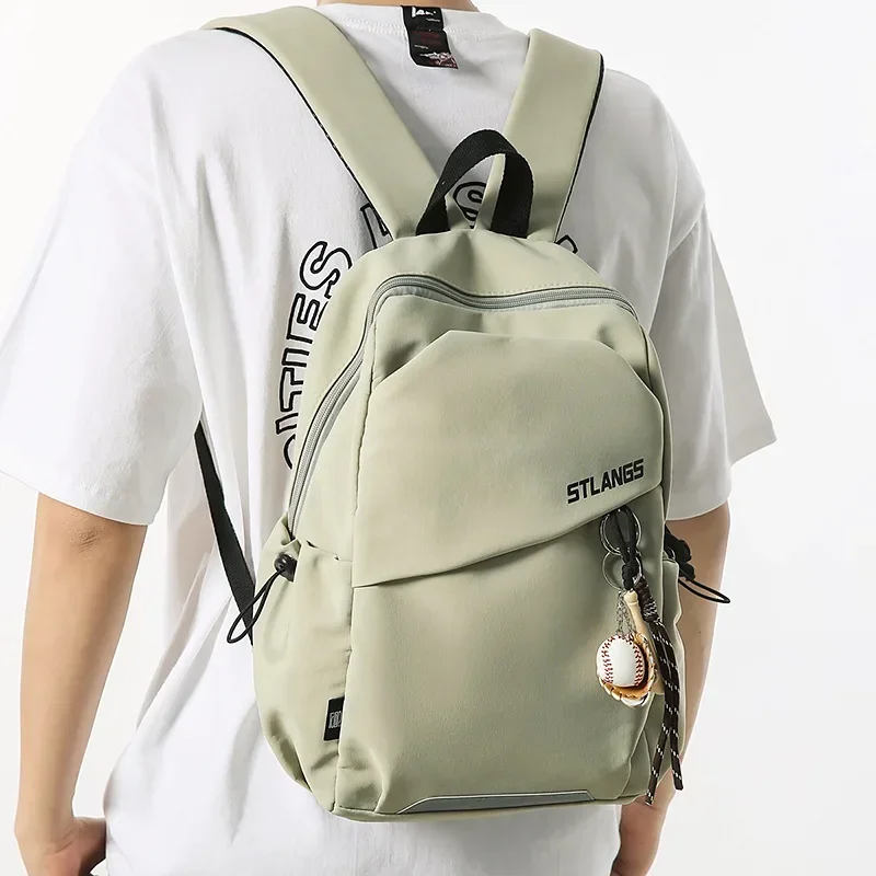 Trend Casual Backpack Women's High-end Sense Niche Large-capacity Fashion Trendy Brand High School College Student Backpack