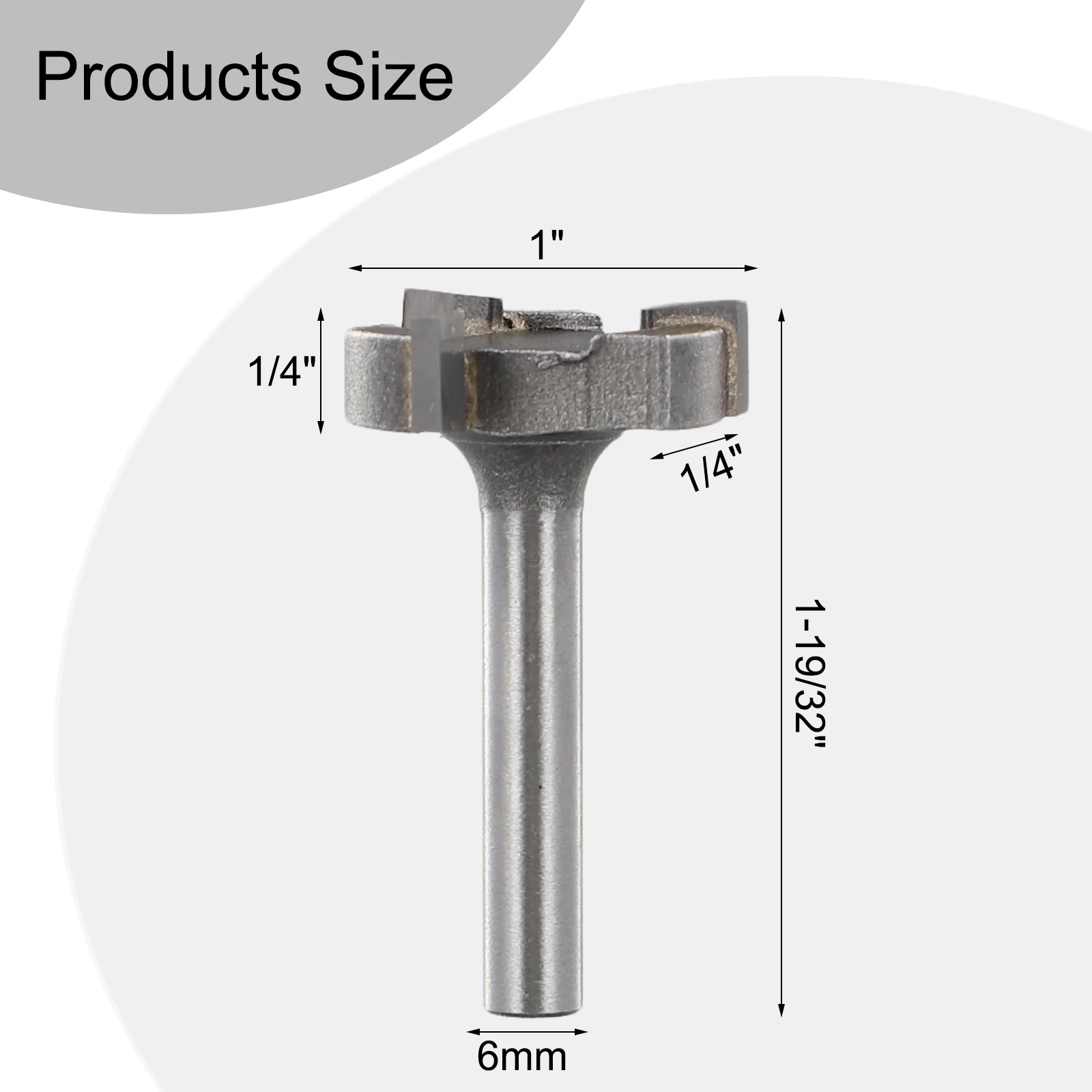 

Milling Cutter Router Bit Surfacing Woods 1pcs CNC Spoilboard Grey Particle Board Plywood Compact Panel Durable